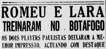 JS - Romeu e Lara treinaram